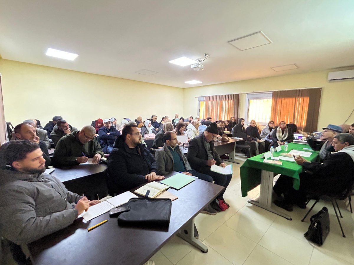 Animation d’un atelier de formation au profit des étudiants en master